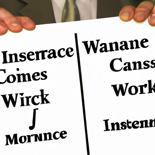 Insurance agent assisting businesses in finding affordable workers' comp insurance rates.